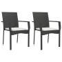 Set de comedor de jardín 9 pzas y cojines ratán sintético negro von , Gartensets - Ref: Foro24-3213503, Preis: 639,84 €, Raba...
