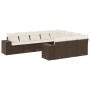 Set de sofás de jardín 10 pzas y cojines ratán sintético marrón von , Gartensets - Ref: Foro24-3223092, Preis: 688,28 €, Raba...