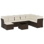 Set de sofás de jardín 9 pzas y cojines ratán sintético marrón von , Gartensets - Ref: Foro24-3218063, Preis: 553,10 €, Rabat...