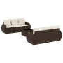 Juego de sofás de jardín 7 piezas con cojines ratán PE marrón von , Gartensets - Ref: Foro24-3253450, Preis: 524,00 €, Rabatt: %