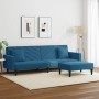 Juego de sofás con cojines 2 piezas terciopelo azul von , Sofas - Ref: Foro24-3216267, Preis: 332,48 €, Rabatt: %