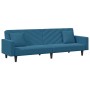 Juego de sofás con cojines 2 piezas terciopelo azul von , Sofas - Ref: Foro24-3216267, Preis: 332,48 €, Rabatt: %