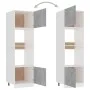 Mikrowellenschrank aus betongrauem Sperrholz, 60 x 57 x 207 cm von vidaXL, Küchenschränke - Ref: Foro24-802550, Preis: 220,45...