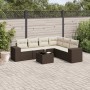 Juego de sofás de jardín 7 piezas con cojines ratán PE marrón by , Garden sets - Ref: Foro24-3222622, Price: 483,93 €, Discou...