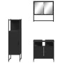 Juego de muebles de baño 3 pzas madera contrachapada negro von , Badezimmermöbel - Ref: Foro24-3214695, Preis: 155,10 €, Raba...