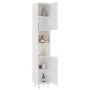 Sperrholz Badezimmerschrank weiß 30x30x179 cm von vidaXL, Badezimmermöbel - Ref: Foro24-802624, Preis: 81,75 €, Rabatt: %