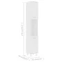 White plywood bathroom cabinet 30x30x179 cm by vidaXL, Bathroom furniture - Ref: Foro24-802624, Price: 84,37 €, Discount: %