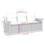 Set de sofás de jardín con cojines 3 pzas ratán sintético negro by , Garden sets - Ref: Foro24-3226596, Price: 271,06 €, Disc...