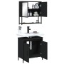 Juego de muebles de baño 2 pzas madera contrachapada negro von , Badezimmermöbel - Ref: Foro24-3214660, Preis: 105,29 €, Raba...