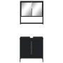 Juego de muebles de baño 2 pzas madera contrachapada negro von , Badezimmermöbel - Ref: Foro24-3214660, Preis: 105,29 €, Raba...