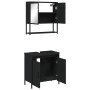 Juego de muebles de baño 2 pzas madera contrachapada negro von , Badezimmermöbel - Ref: Foro24-3214660, Preis: 105,29 €, Raba...