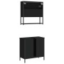 Juego de muebles de baño 2 pzas madera contrachapada negro von , Badezimmermöbel - Ref: Foro24-3214660, Preis: 105,29 €, Raba...