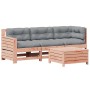 Juego de muebles jardín 4 pzas y cojines madera abeto Douglas by , Garden sets - Ref: Foro24-3250774, Price: 442,41 €, Discou...