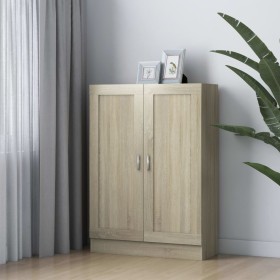 Regal aus eichenfarbenem Sperrholz, 82,5 x 30,5 x 115 cm von vidaXL, Bücherregale und Regale - Ref: Foro24-802717, Preis: 80,...
