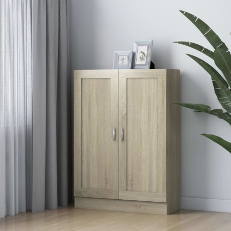 Regal aus eichenfarbenem Sperrholz, 82,5 x 30,5 x 115 cm von vidaXL, Bücherregale und Regale - Ref: Foro24-802717, Preis: 80,...