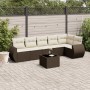 Juego de sofás de jardín 7 piezas con cojines ratán PE marrón von , Gartensets - Ref: Foro24-3253740, Preis: 488,36 €, Rabatt: %