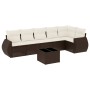 Juego de sofás de jardín 7 piezas con cojines ratán PE marrón von , Gartensets - Ref: Foro24-3253740, Preis: 488,36 €, Rabatt: %