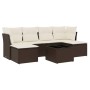 Juego de sofás de jardín 7 piezas con cojines ratán PE marrón von , Gartensets - Ref: Foro24-3218023, Preis: 378,94 €, Rabatt: %