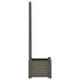 Planter with trellis PP anthracite gray 43x43x142 cm by vidaXL, Pots and planters - Ref: Foro24-313981, Price: 88,32 €, Disco...