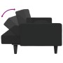 Juego de sofás con cojines 2 piezas terciopelo negro by , Sofas - Ref: Foro24-3216271, Price: 356,03 €, Discount: %