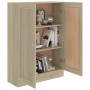 Regal aus eichenfarbenem Sperrholz, 82,5 x 30,5 x 115 cm von vidaXL, Bücherregale und Regale - Ref: Foro24-802717, Preis: 80,...