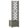 Pflanzgefäß mit Gitter PP anthrazitgrau 43x43x142 cm von vidaXL, Töpfe und Pflanzgefäße - Ref: Foro24-313981, Preis: 81,66 €,...