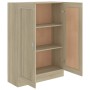 Regal aus eichenfarbenem Sperrholz, 82,5 x 30,5 x 115 cm von vidaXL, Bücherregale und Regale - Ref: Foro24-802717, Preis: 80,...