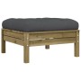 Set de sofás jardín 7 pzas con cojines madera pino impregnada by , Garden sets - Ref: Foro24-3299551, Price: 723,85 €, Discou...