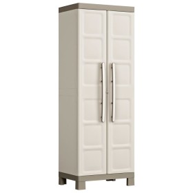Keter Armario de almacenaje con estantes Excellence beige taupe 182 cm by , Lockers and storage cabinets - Ref: Foro24-46639,...
