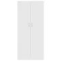 White engineered wood bookcase 82.5x30.5x185.5 cm by vidaXL, Bookcases and shelves - Ref: Foro24-802732, Price: 153,14 €, Dis...