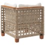 Sillón de esquina de jardín con cojines ratán sintético beige von , Outdoor-Sofas - Ref: Foro24-365925, Preis: 107,04 €, Raba...
