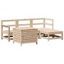 Juego de sofás de jardín 5 piezas madera maciza de pino by , Garden sets - Ref: Foro24-3250500, Price: 300,01 €, Discount: %