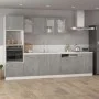Armario debajo fregadero madera contrachapada gris 60x46x81,5cm de vidaXL, Armarios de cocina - Ref: Foro24-801192, Precio: 8...