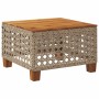 Mesa de jardín ratán sintético madera acacia beige 55x55x36 cm von , Gartentische - Ref: Foro24-365931, Preis: 66,44 €, Rabat...