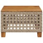 Mesa de jardín ratán sintético madera acacia beige 55x55x36 cm von , Gartentische - Ref: Foro24-365931, Preis: 66,44 €, Rabat...