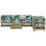 Juego de muebles jardín 6 pzas y cojines madera pino impregnada by , Garden sets - Ref: Foro24-3250811, Price: 697,09 €, Disc...