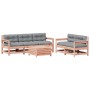 Juego de muebles jardín 6 pzas y cojines madera abeto Douglas by , Garden sets - Ref: Foro24-3250826, Price: 587,65 €, Discou...
