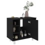 Armario de baño madera contrachapada negro 60x32x53,5 cm de vidaXL, Muebles de baño - Ref: Foro24-802634, Precio: 60,85 €, De...