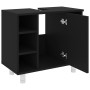 Armario de baño madera contrachapada negro 60x32x53,5 cm de vidaXL, Muebles de baño - Ref: Foro24-802634, Precio: 60,85 €, De...