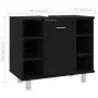 Badezimmerschrank aus schwarzem Sperrholz, 60 x 32 x 53,5 cm von vidaXL, Badezimmermöbel - Ref: Foro24-802634, Preis: 60,85 €...