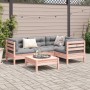 Set de sofás jardín 5 pzas con cojines madera abeto Douglas von , Gartensets - Ref: Foro24-3299428, Preis: 380,80 €, Rabatt: %