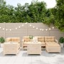 Juego de sofás de jardín 7 piezas madera maciza de pino by , Garden sets - Ref: Foro24-3250516, Price: 476,21 €, Discount: %