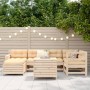 Juego de sofás de jardín 7 piezas madera maciza de pino by , Garden sets - Ref: Foro24-3250968, Price: 461,63 €, Discount: %