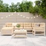 Juego de sofás de jardín 7 piezas madera maciza de pino von , Gartensets - Ref: Foro24-3250916, Preis: 426,36 €, Rabatt: %