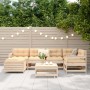 Juego de sofás de jardín 7 piezas madera maciza de pino von , Gartensets - Ref: Foro24-3250956, Preis: 400,68 €, Rabatt: %