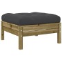 Set de sofás jardín 12 pzas con cojines madera pino impregnada von , Gartensets - Ref: Foro24-3299657, Preis: 1,00 €, Rabatt: %