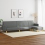 Juego de sofás 2 piezas tela gris oscuro by , Sofas - Ref: Foro24-3216301, Price: 410,99 €, Discount: %