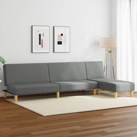 Juego de sofás 2 piezas tela gris oscuro by , Sofas - Ref: Foro24-3216292, Price: 354,63 €, Discount: %