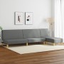 Juego de sofás 2 piezas tela gris oscuro by , Sofas - Ref: Foro24-3216292, Price: 354,63 €, Discount: %