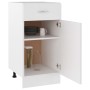 Weißer Holzwerkstoff-Küchenschubladenschrank 40x46x81,5cm von vidaXL, Küchenschränke - Ref: Foro24-801212, Preis: 72,78 €, Ra...